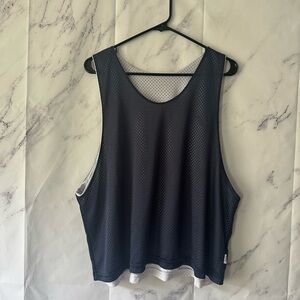 BLUE/WHITE LACROSSE JERSEY MENS L/XL